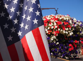 The U.S. Flag on Labor Day